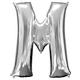 34in Silver Letter Balloon (M)